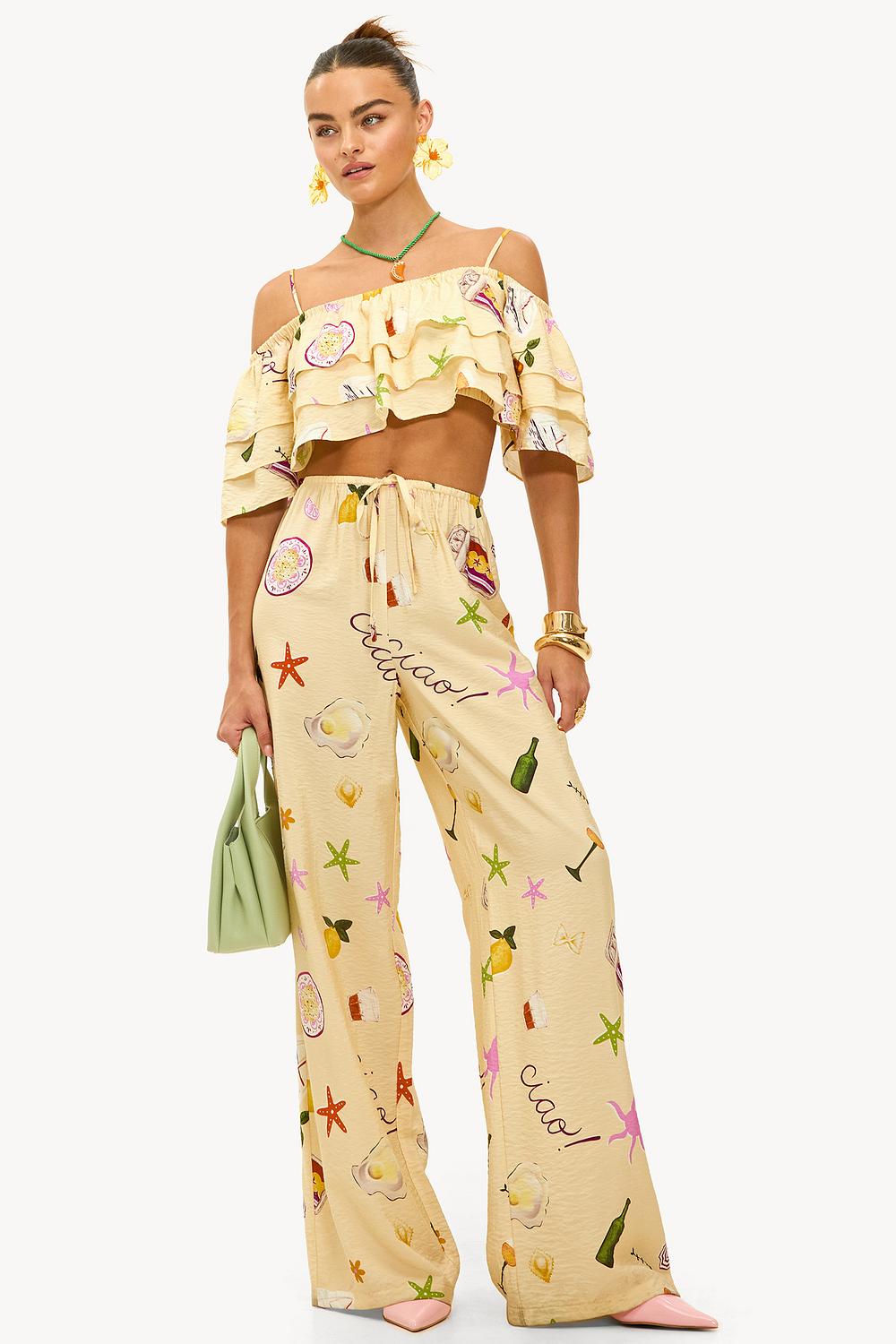 Light yellow trousers