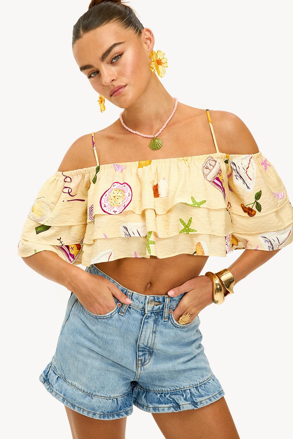 Light yellow top