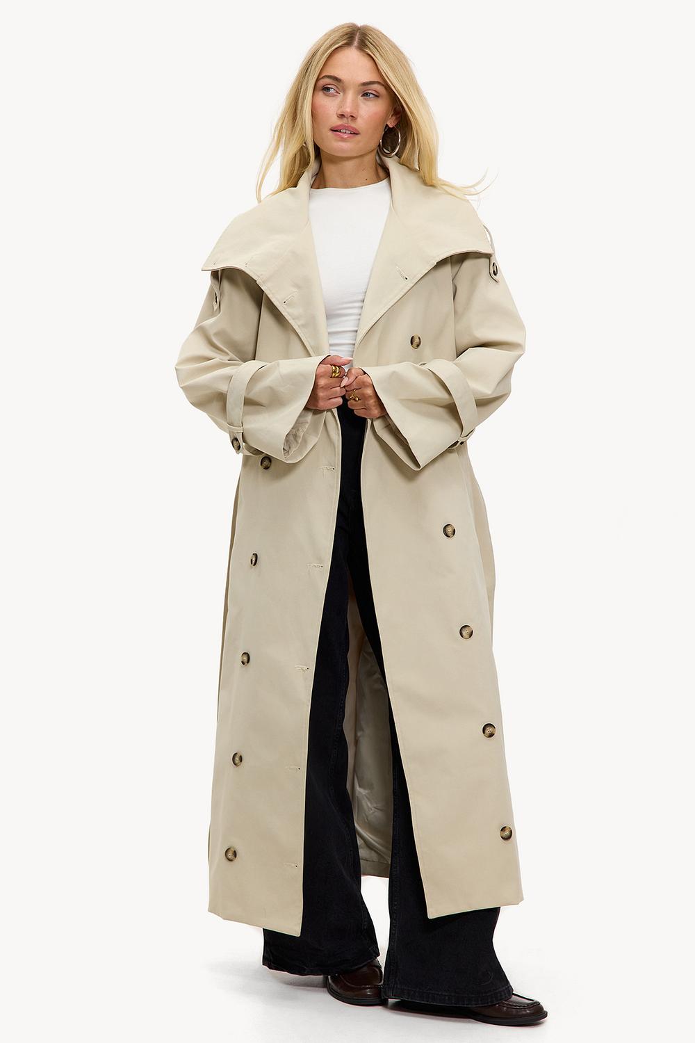 Gabardina beige