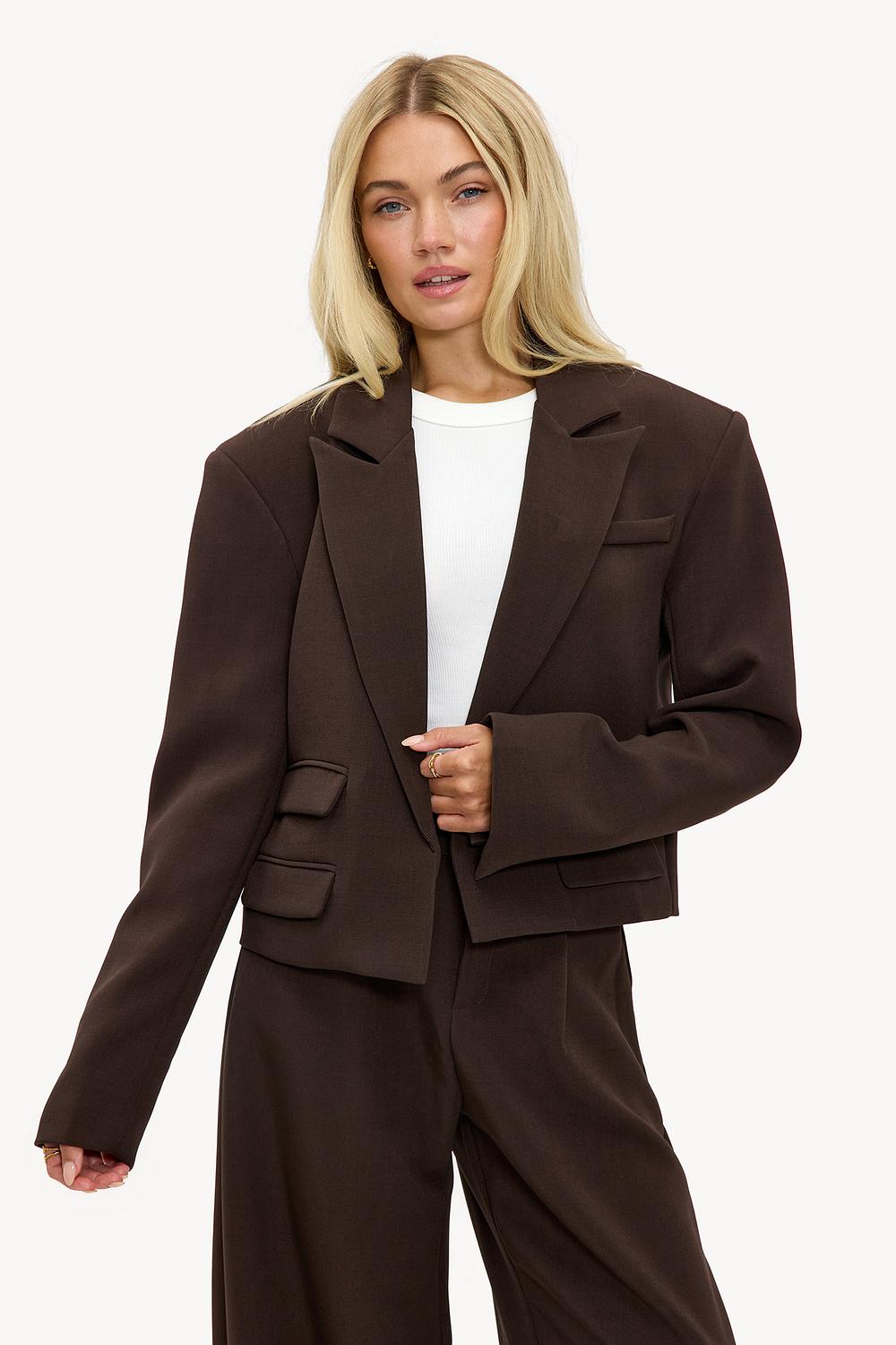 Bruine blazer