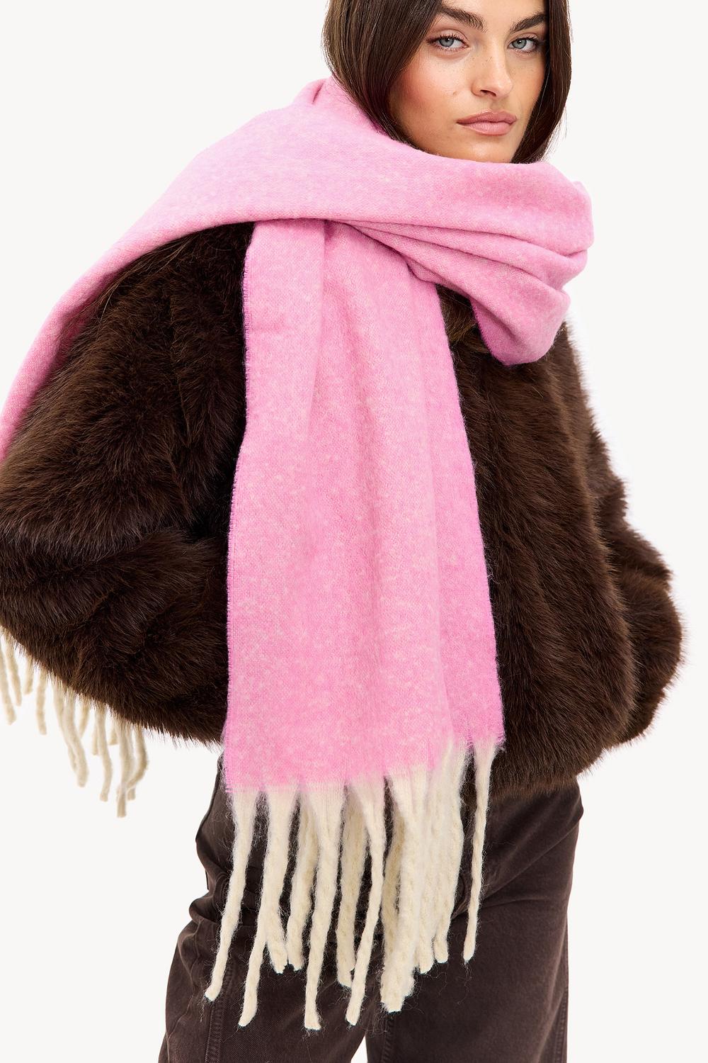 Light pink scarf
