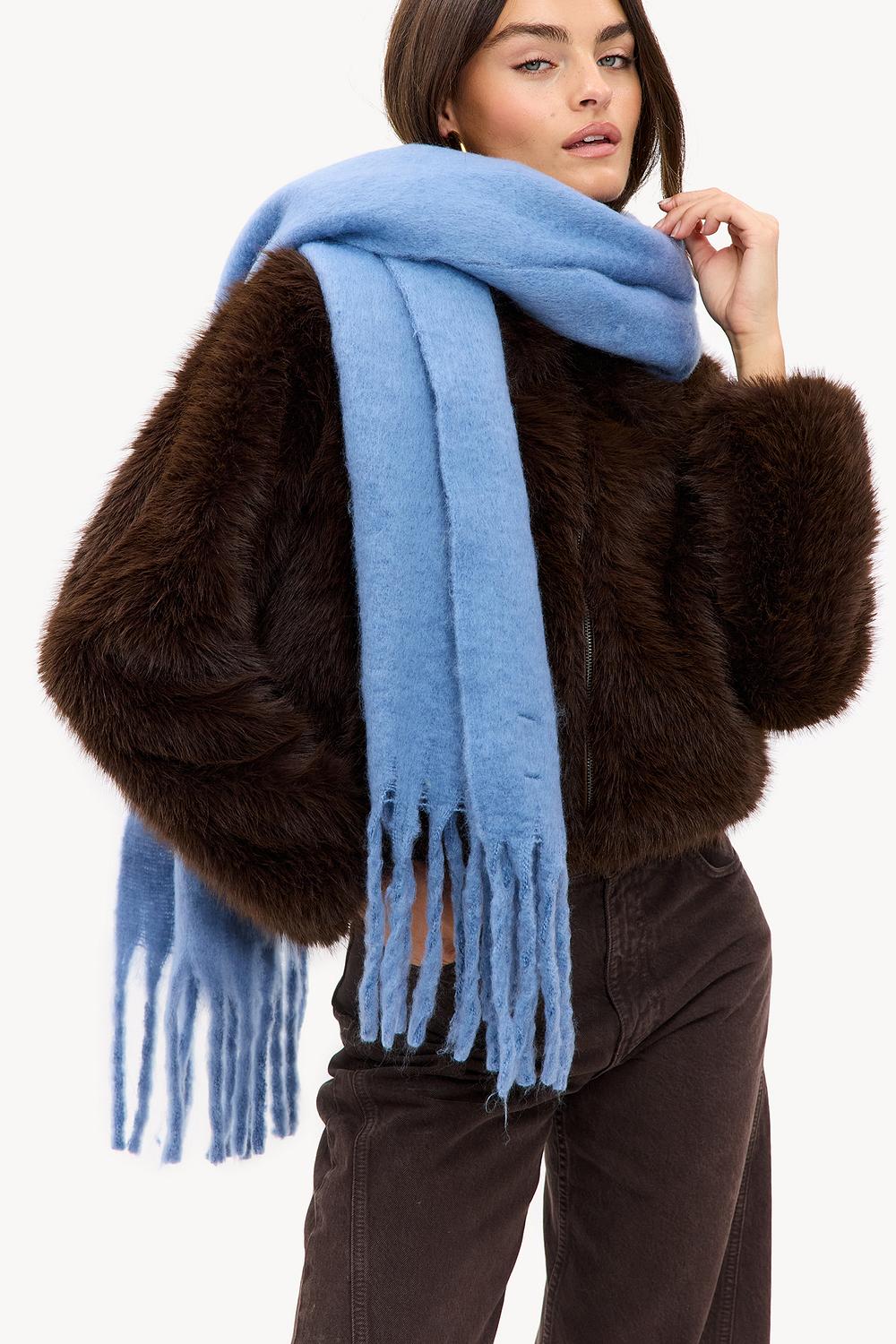 Blue scarf