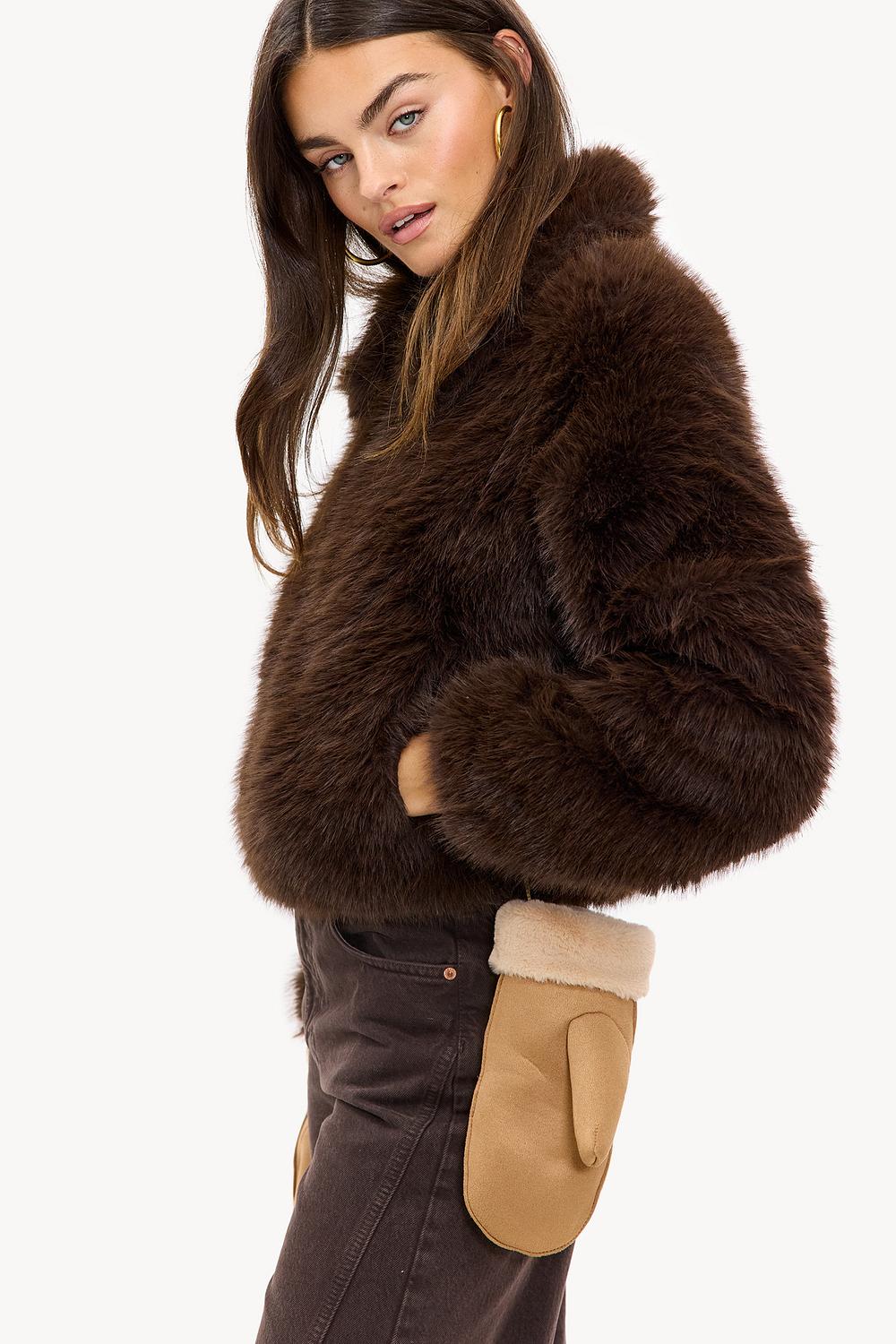 Guantes camel
