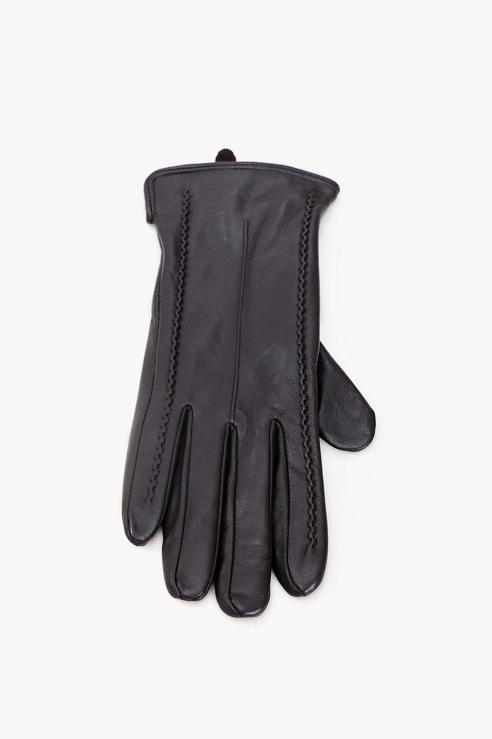 Guantes marrón oscuro