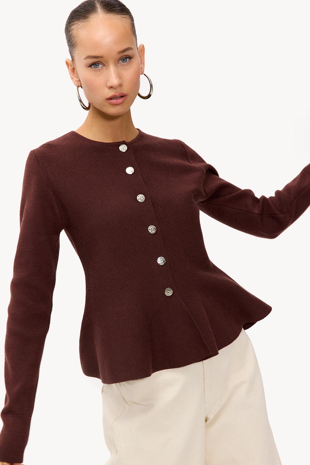 Cardigan marron