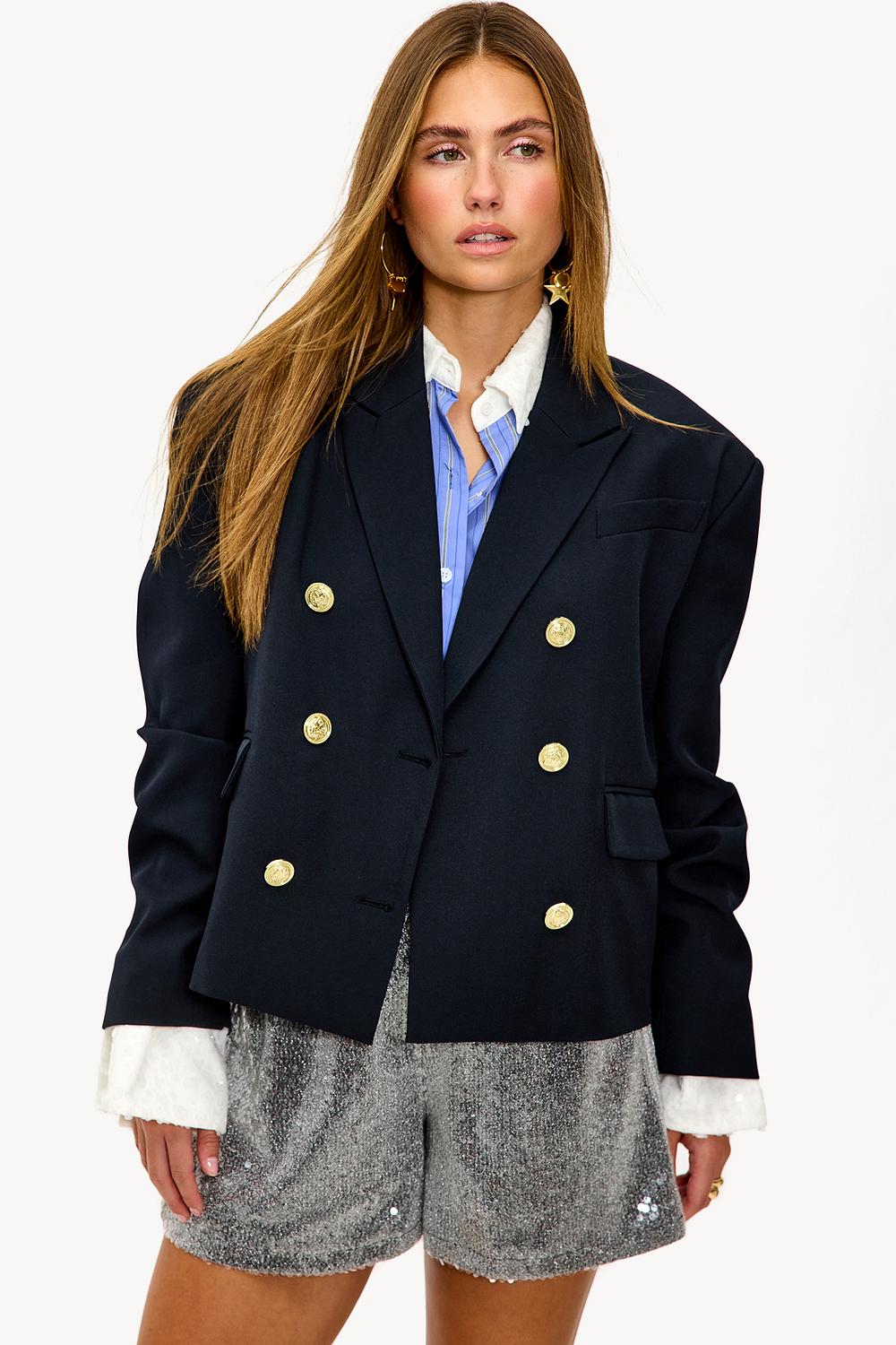 Blazer bleu foncé