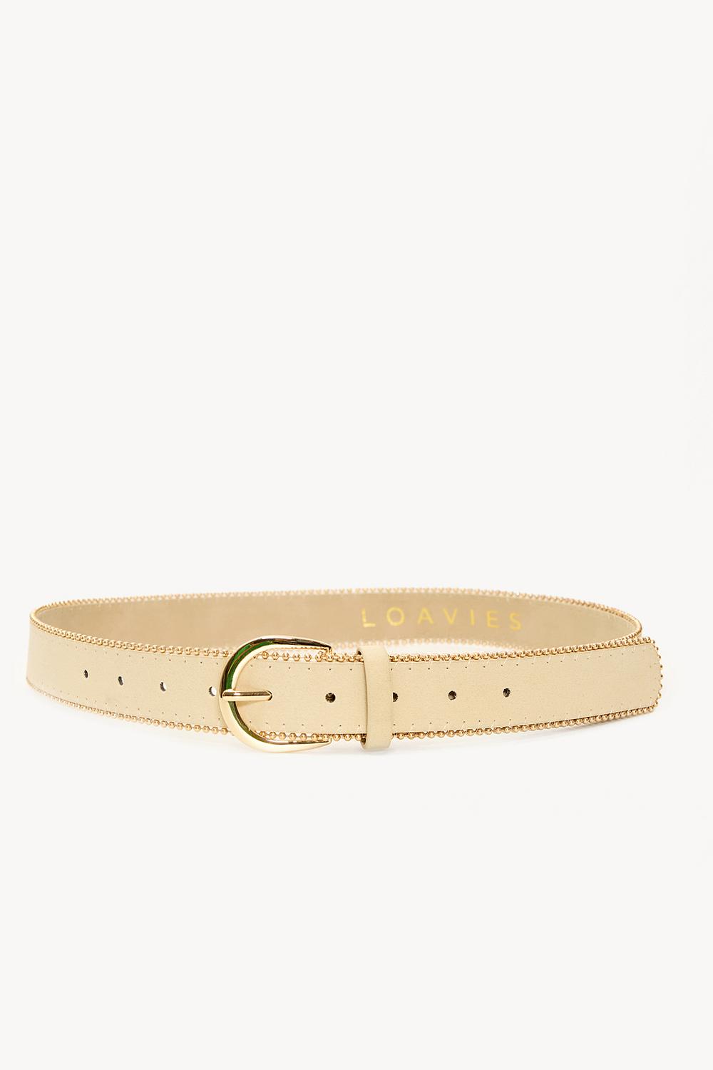 Beige belt