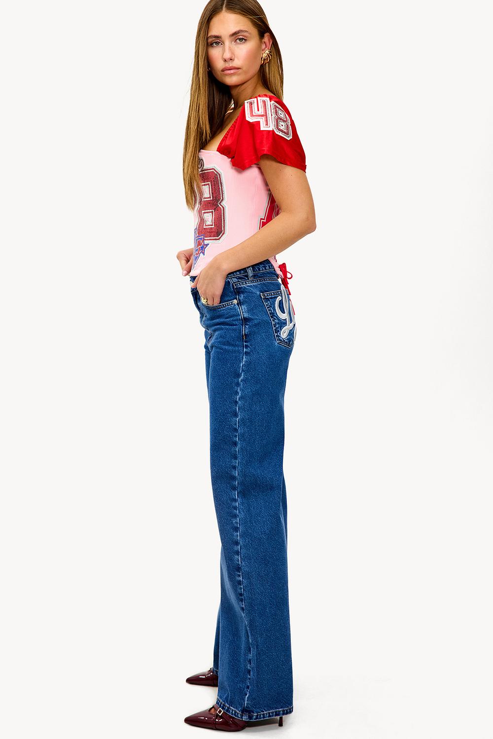 Vaqueros azules.