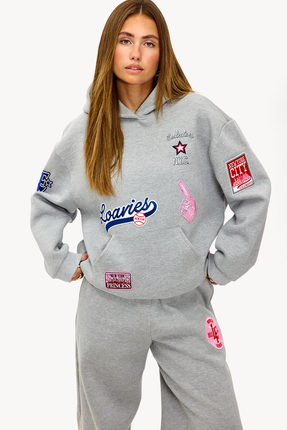 Grijze hoodie