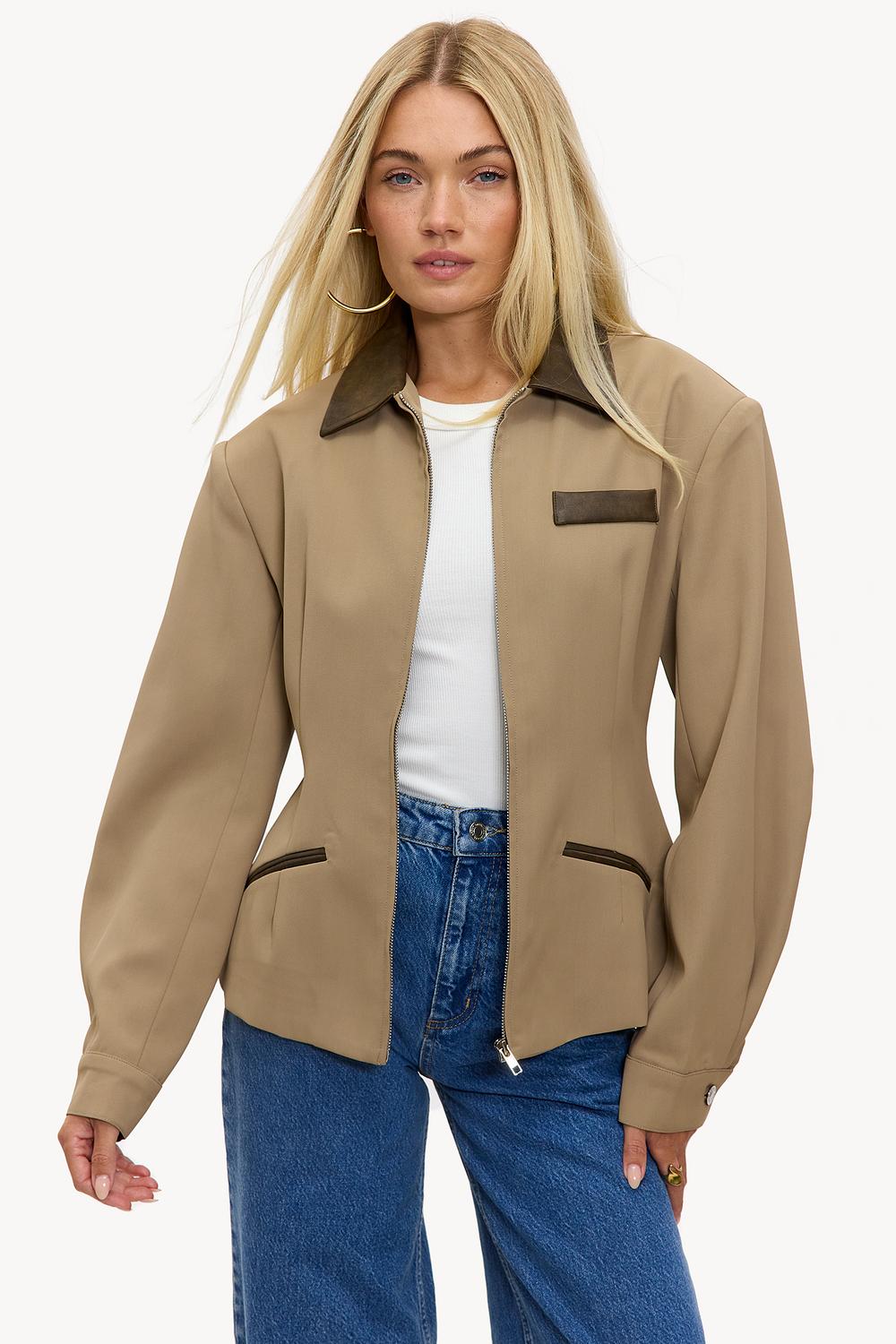 Beige jas