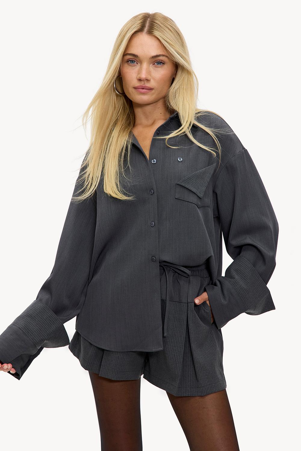Dark grey blouse