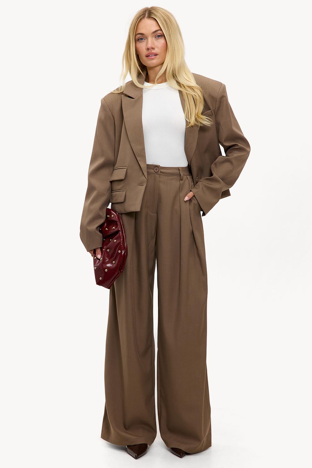 Taupe trousers
