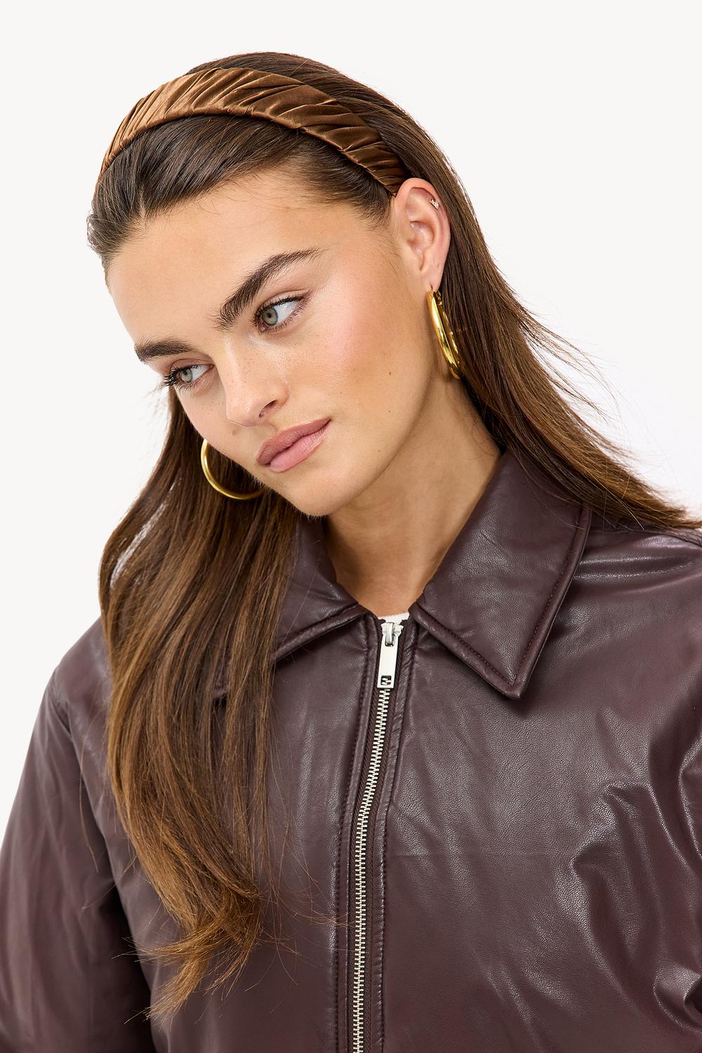 Brown headband