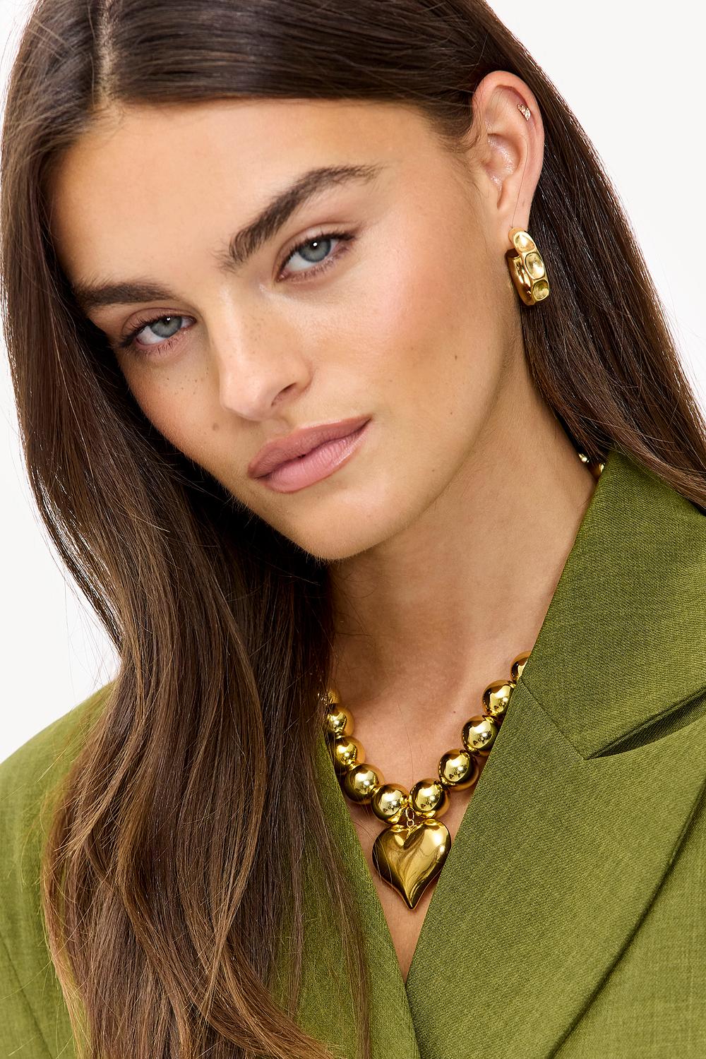 Boucles d'oreilles dorées