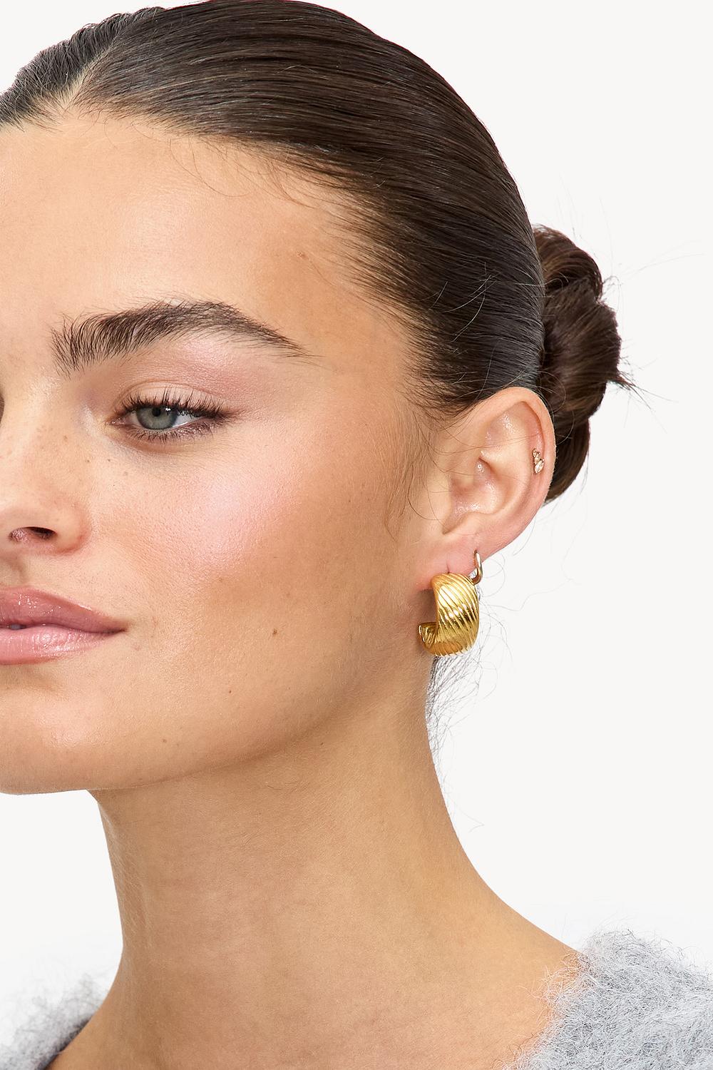 Boucles d'oreilles en or