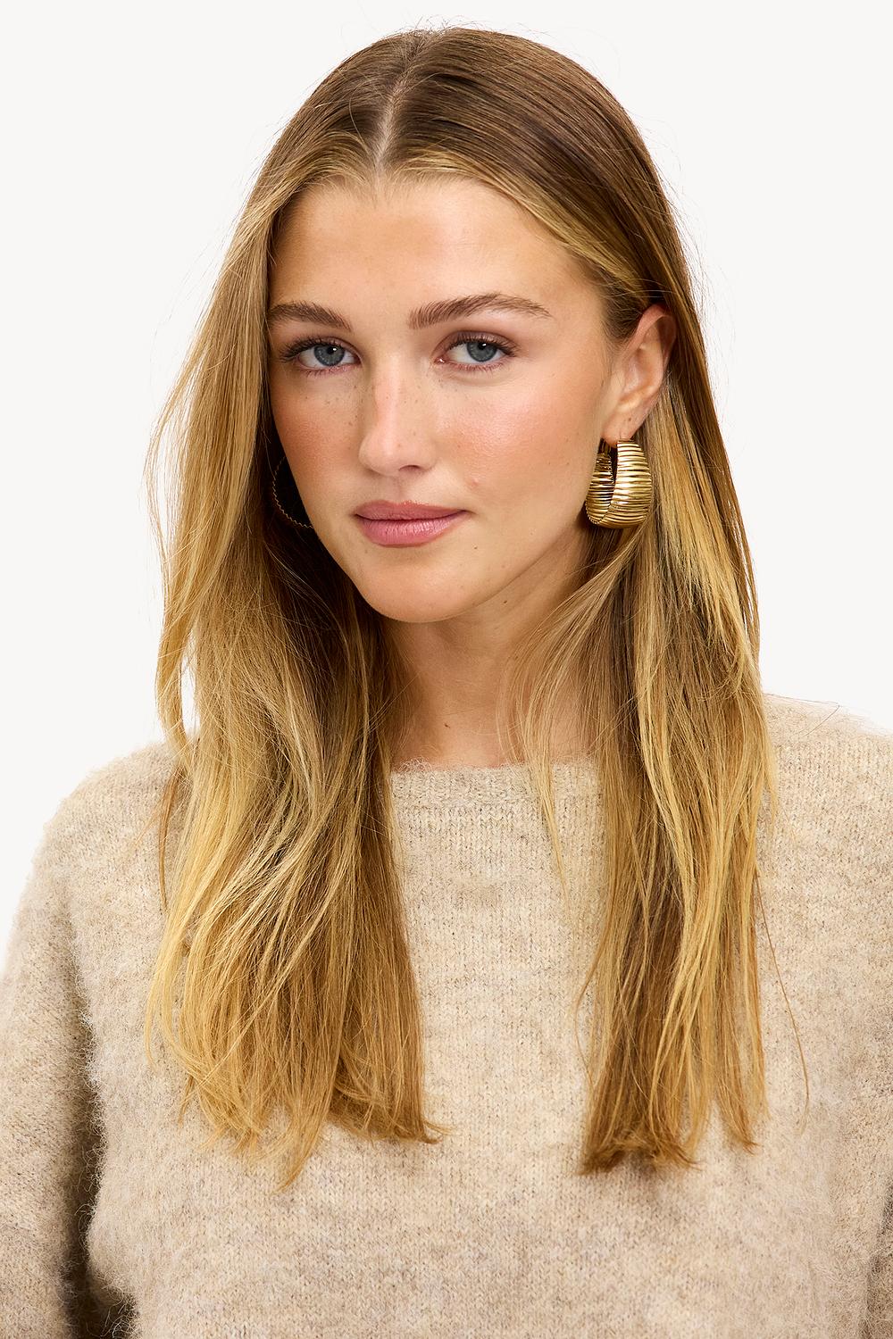 Boucles d'oreilles dorées