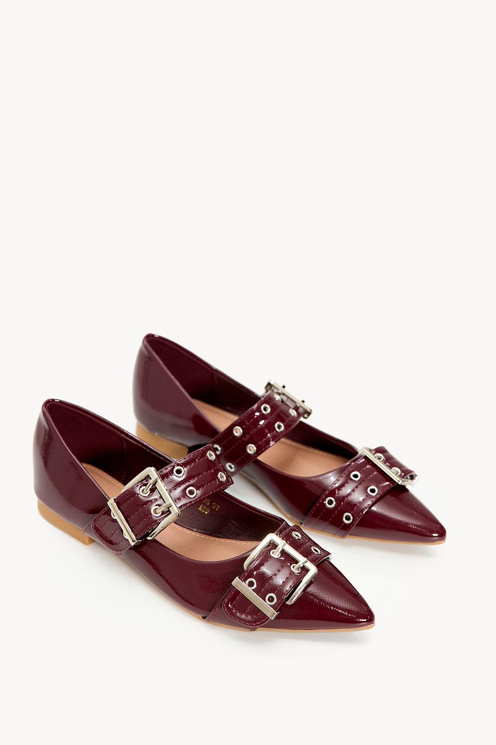 Burgundy loafers