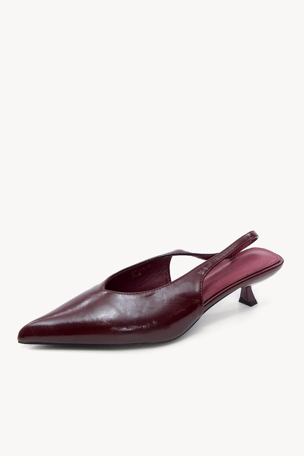 Burgundy heels