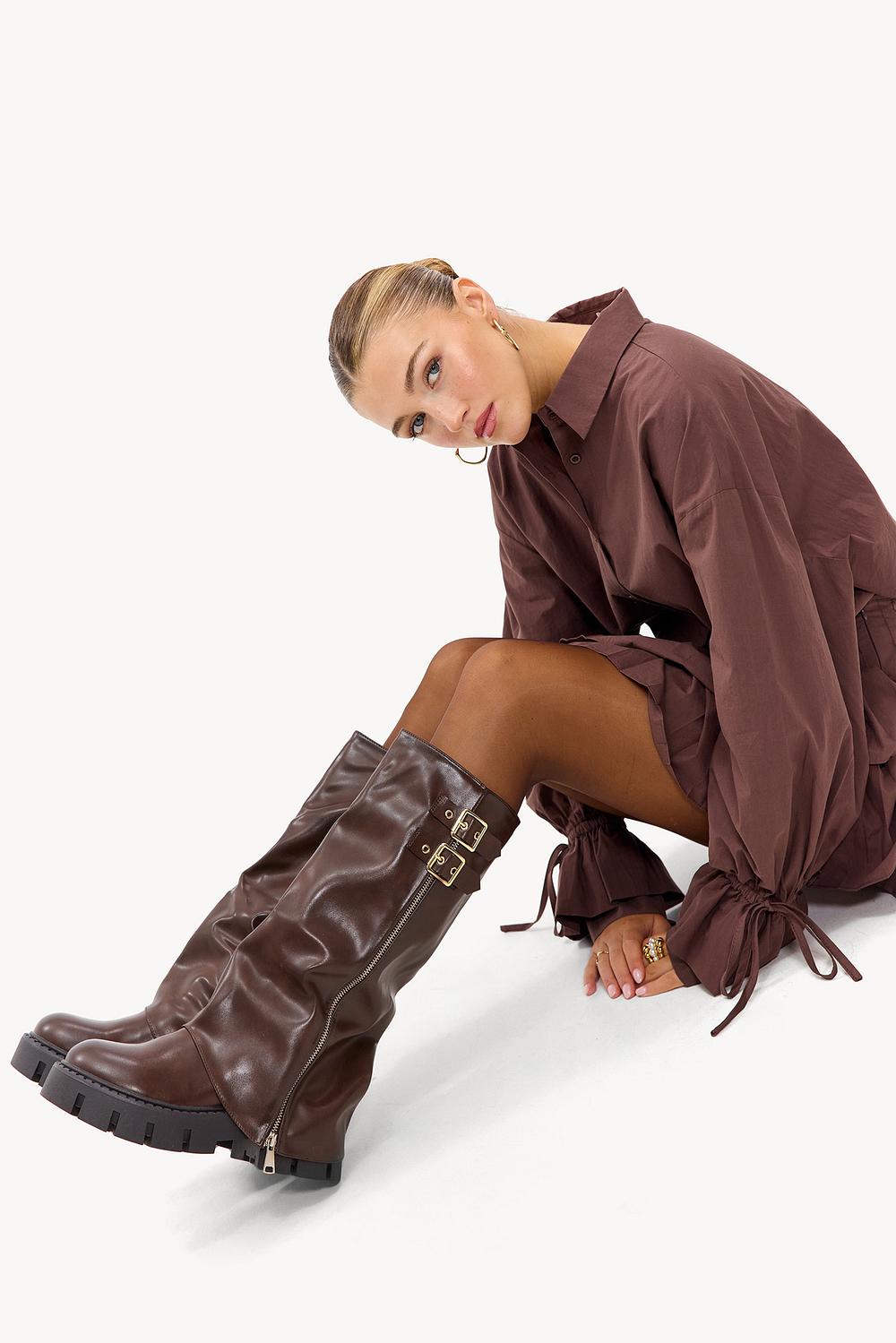 Brown boots
