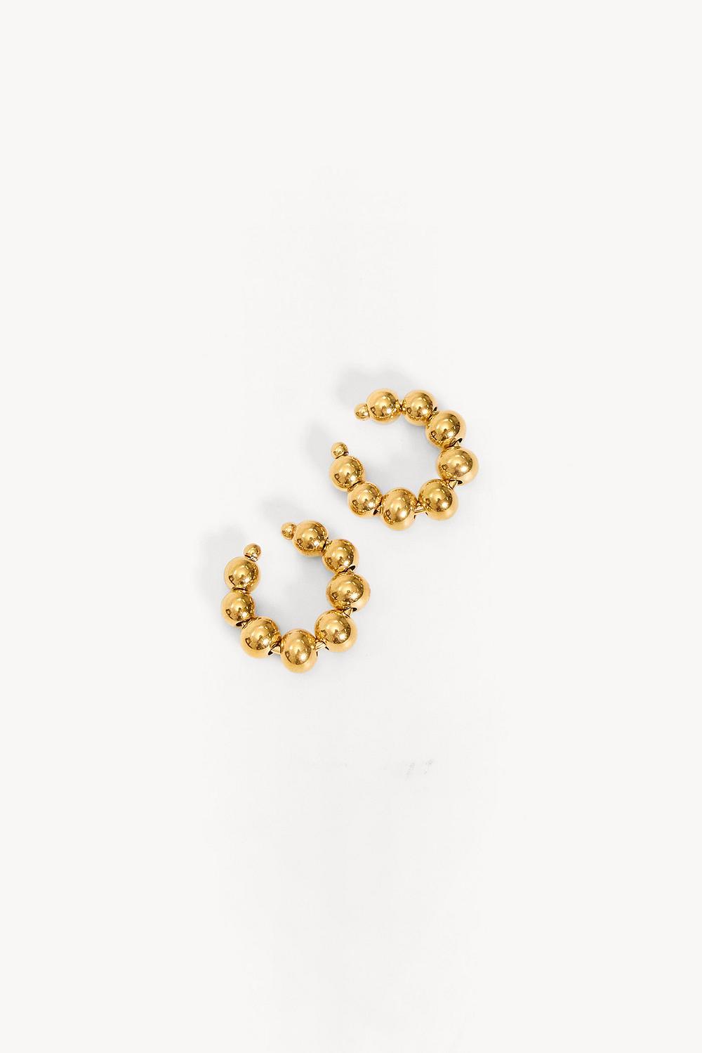 Gold ear cuff