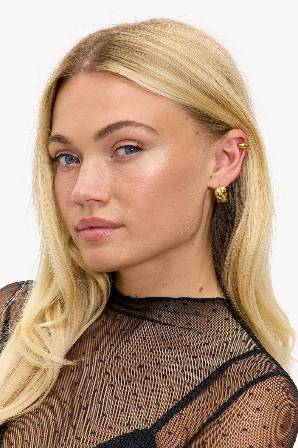 Boucles d'oreilles dorées