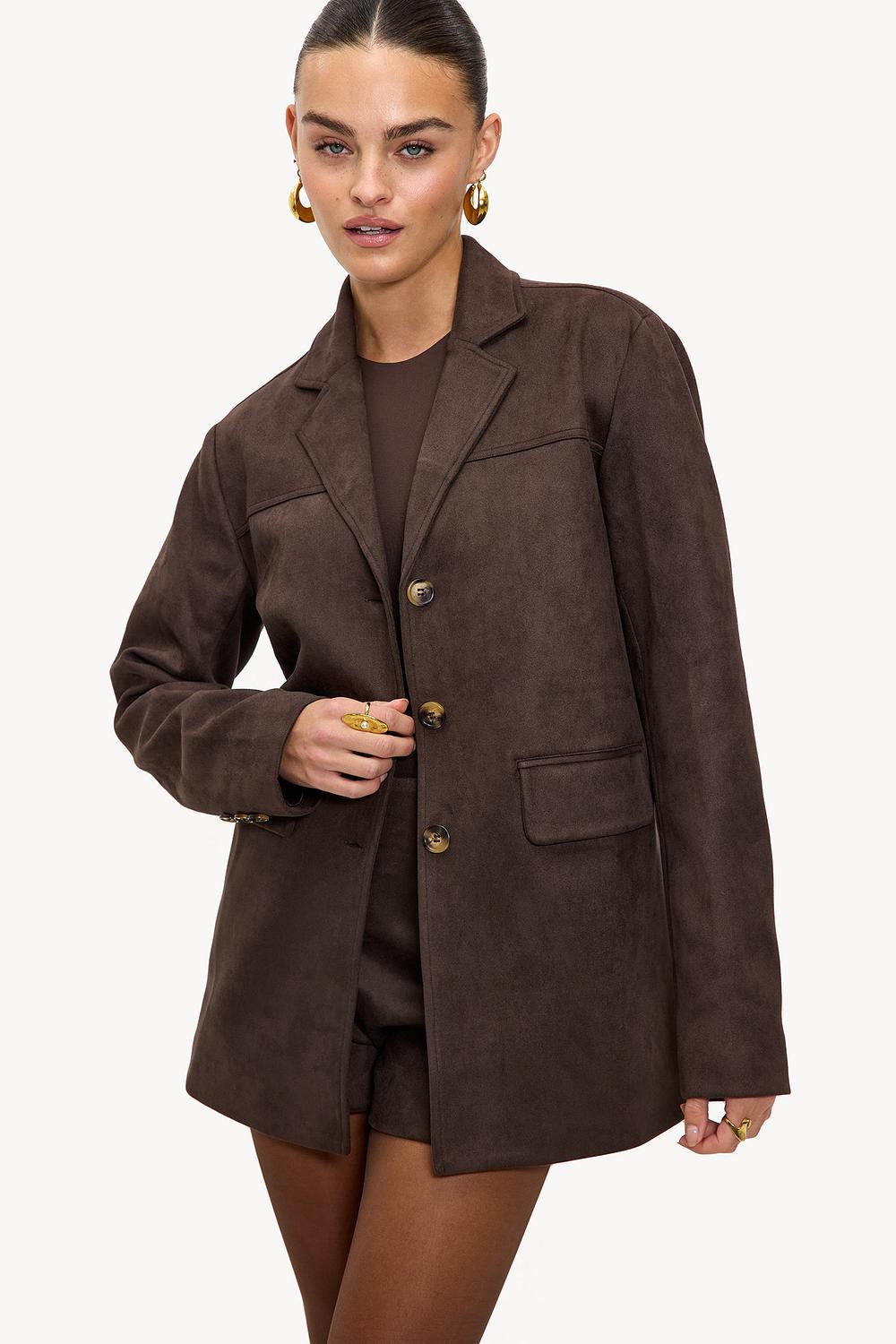 Dark brown blazer