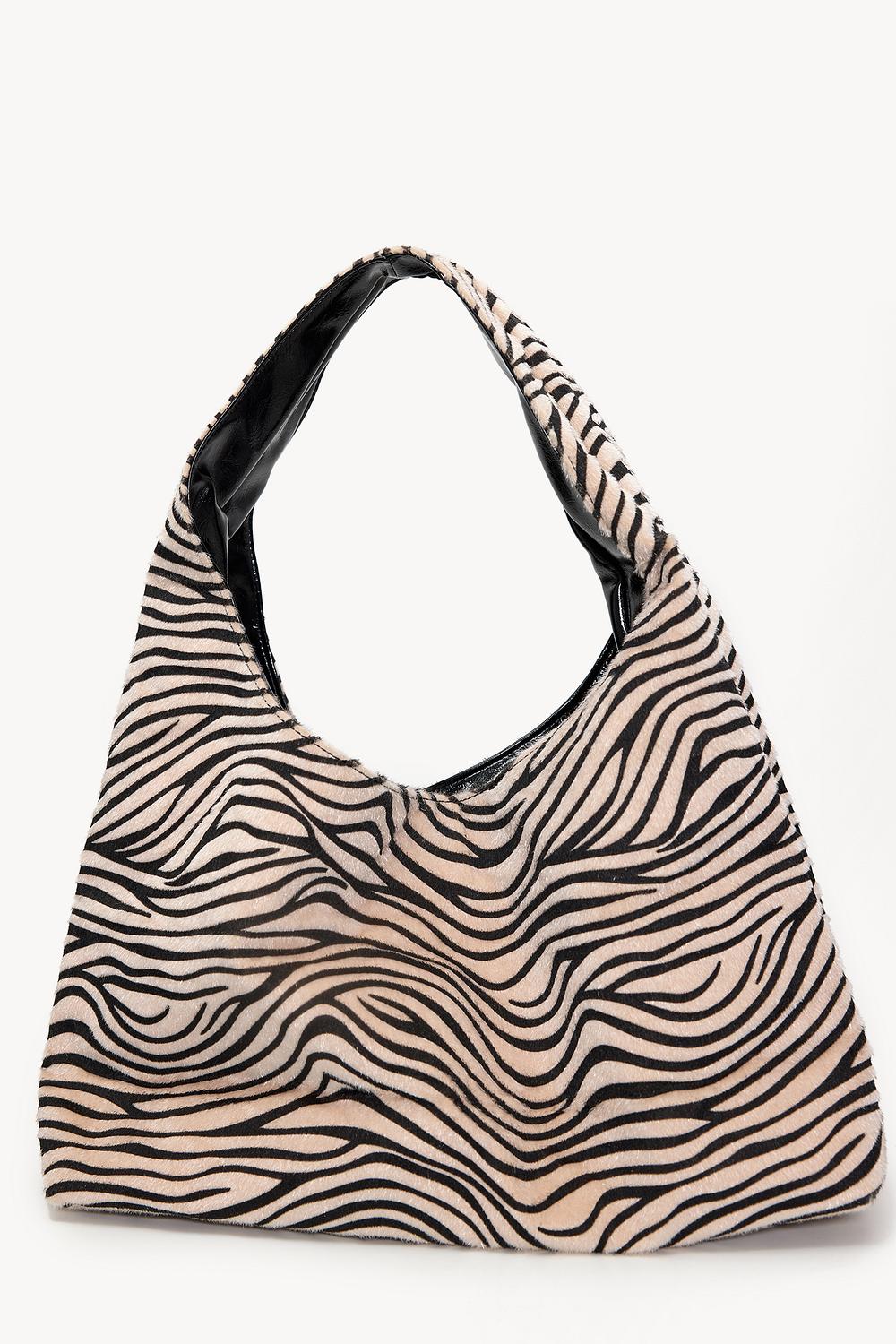 Zebra print bag