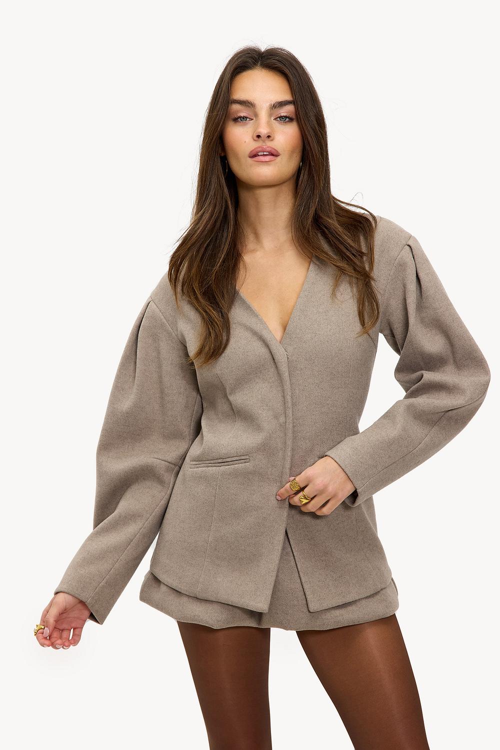 Taupe blazer