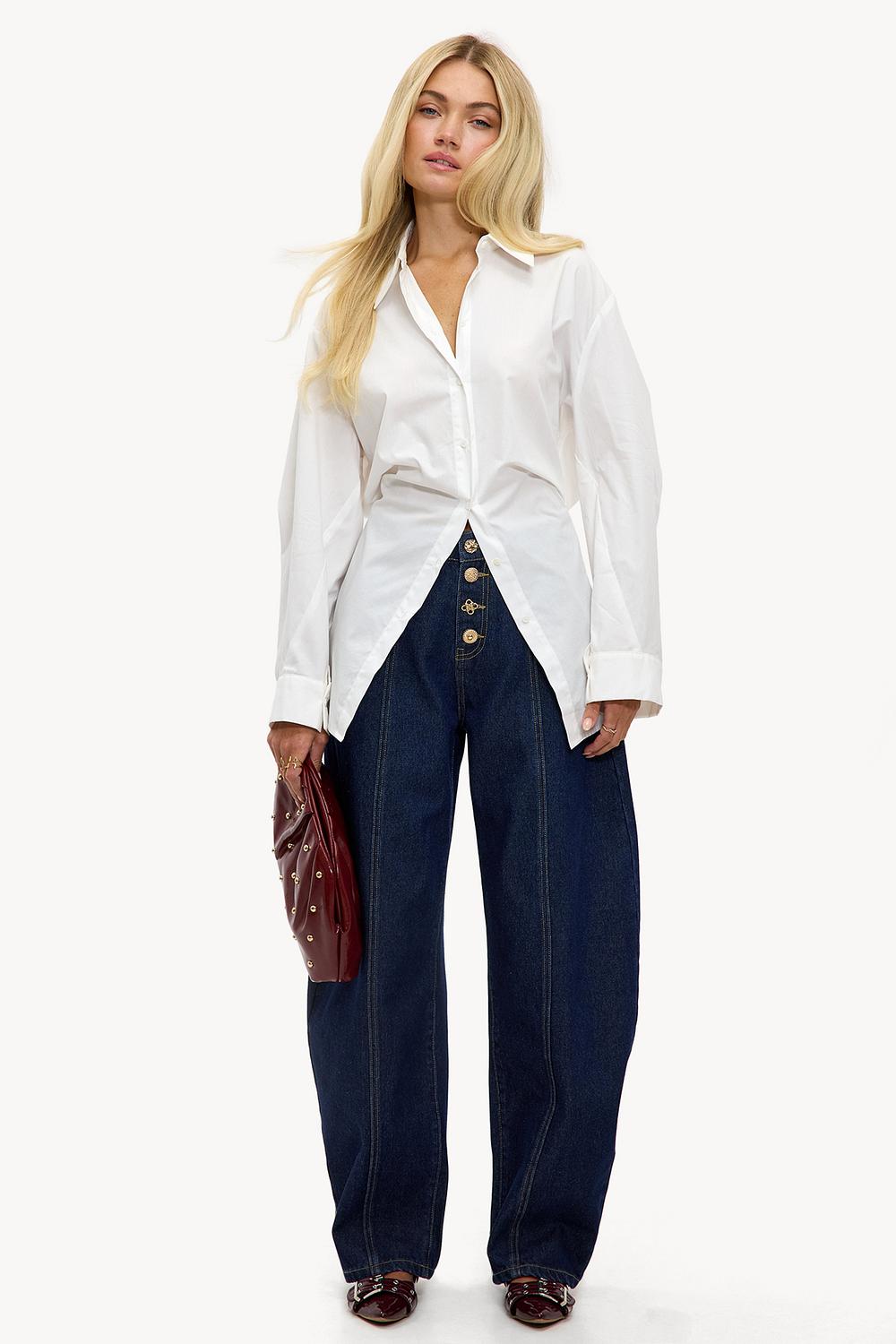 Jean en denim bleu