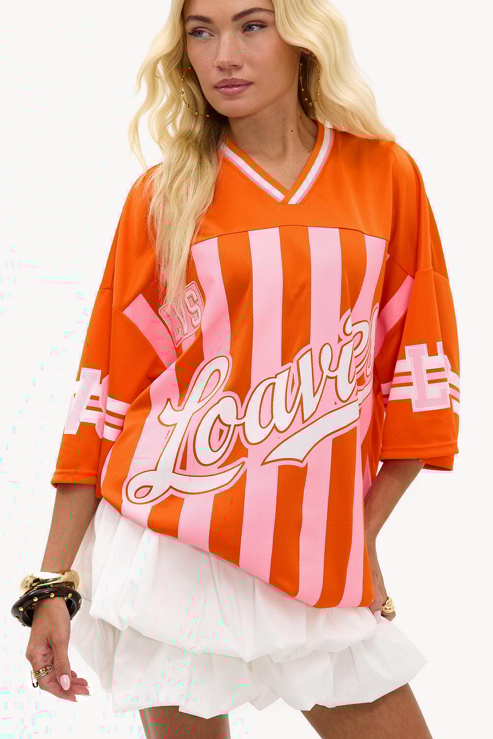 Falda-pantalón tipo globo blanca