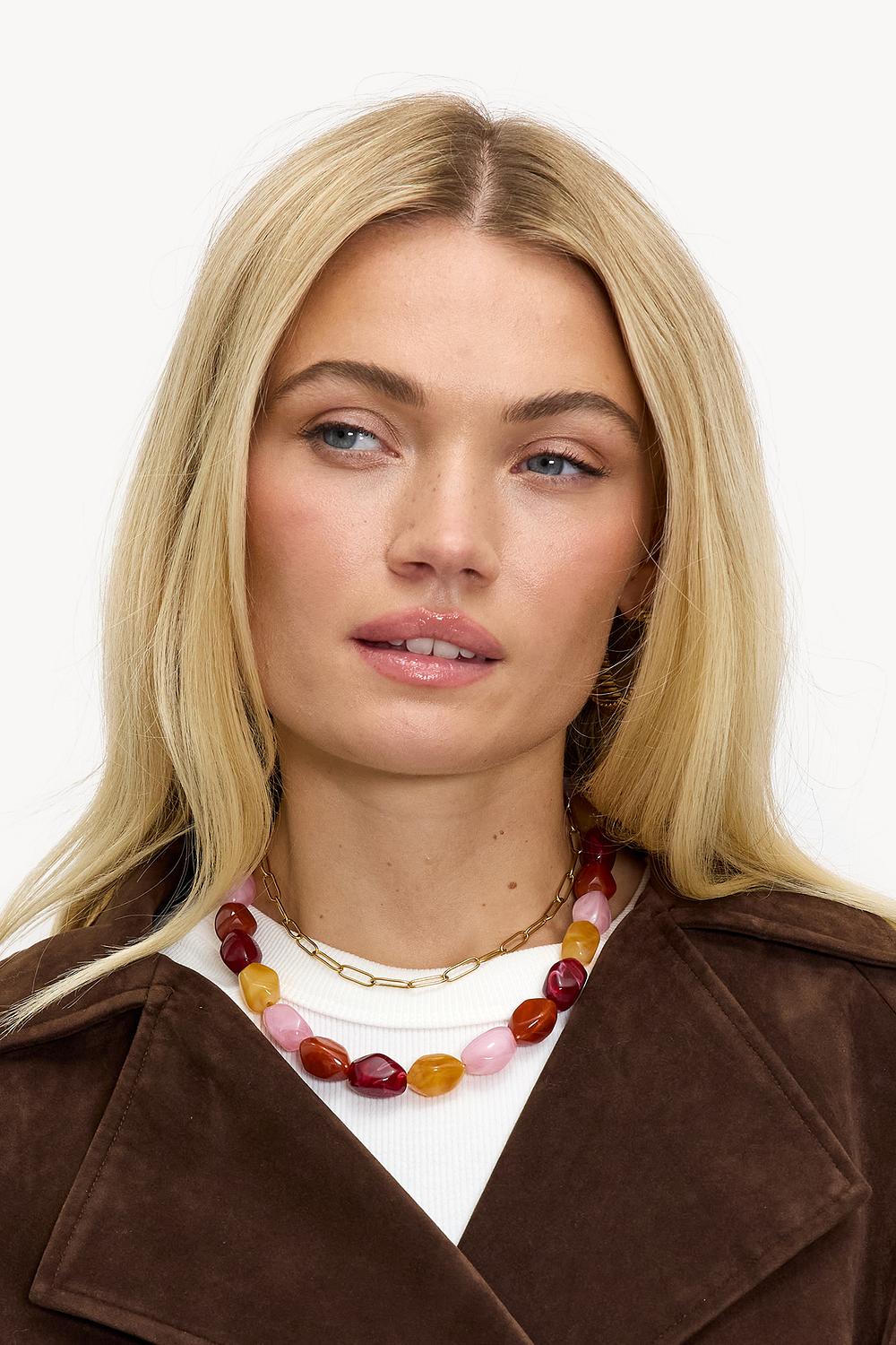 Colored necklace