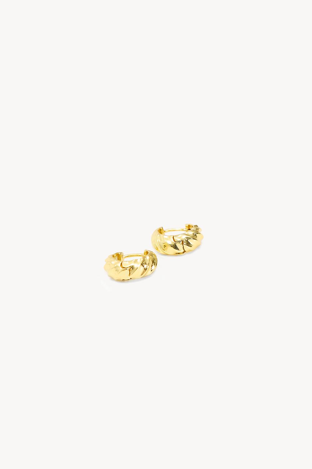Gold earrings