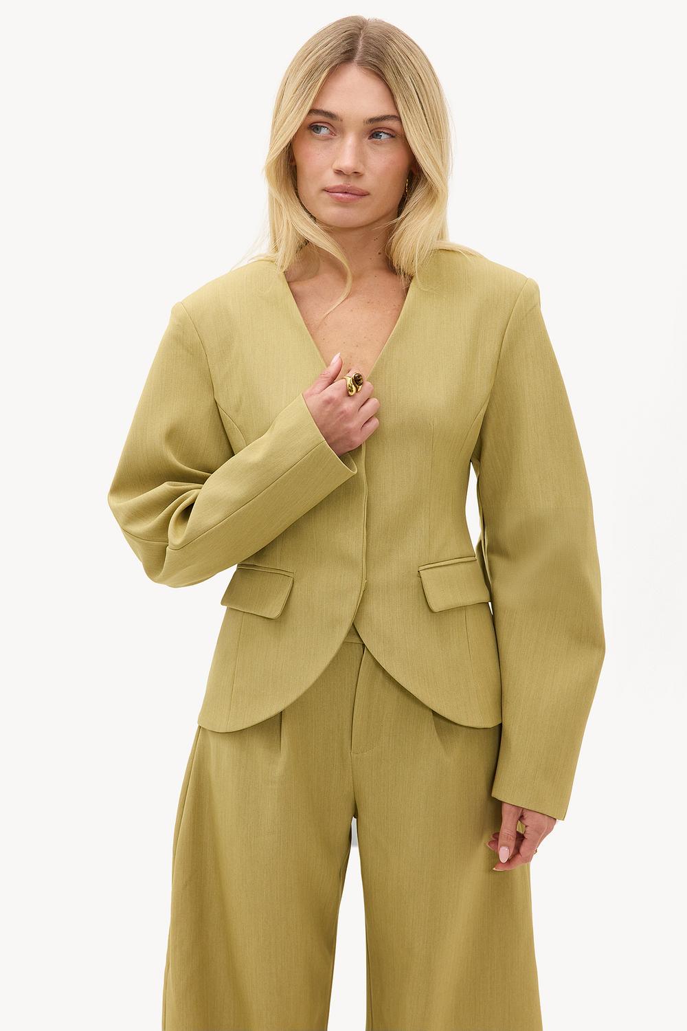 Groene blazer