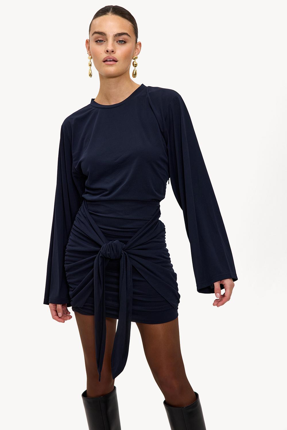 Dark blue dress