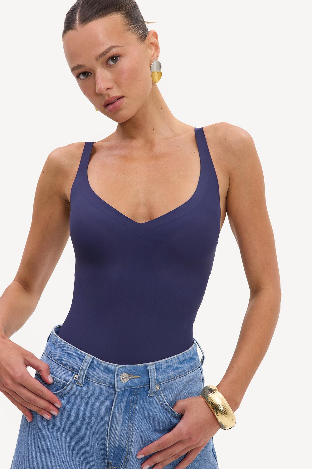 Dark blue bodysuit