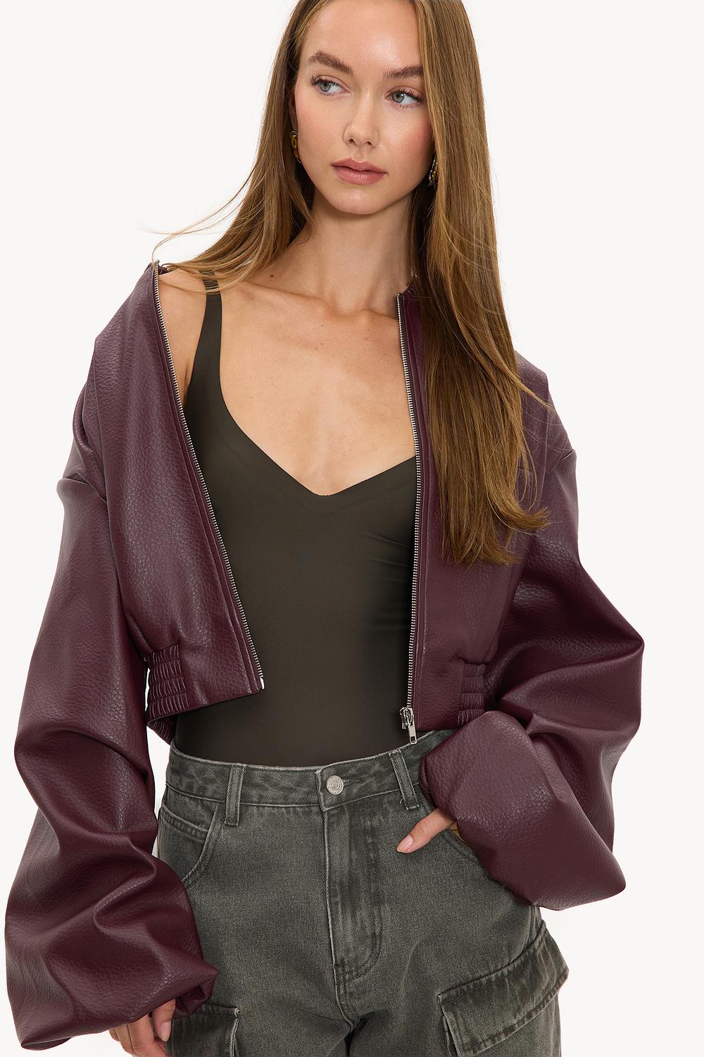 Dark green fitted bodysuit