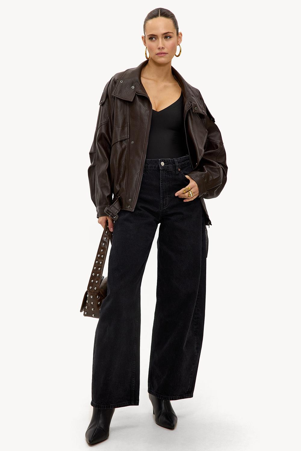 Zwarte balloon jeans