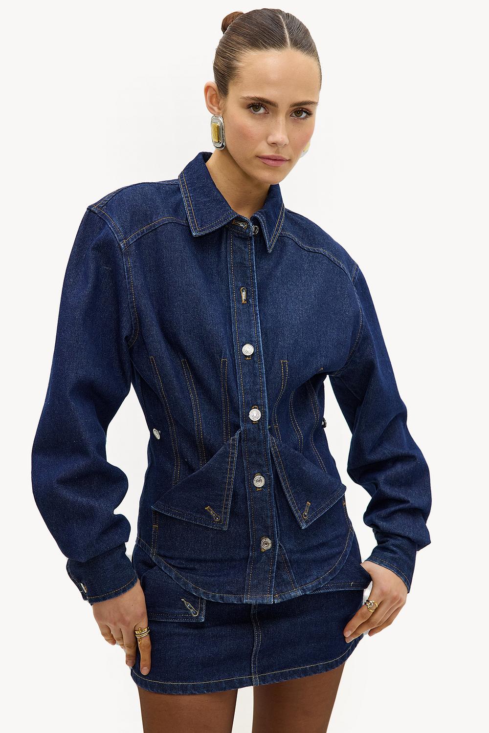 Blue denim jacket
