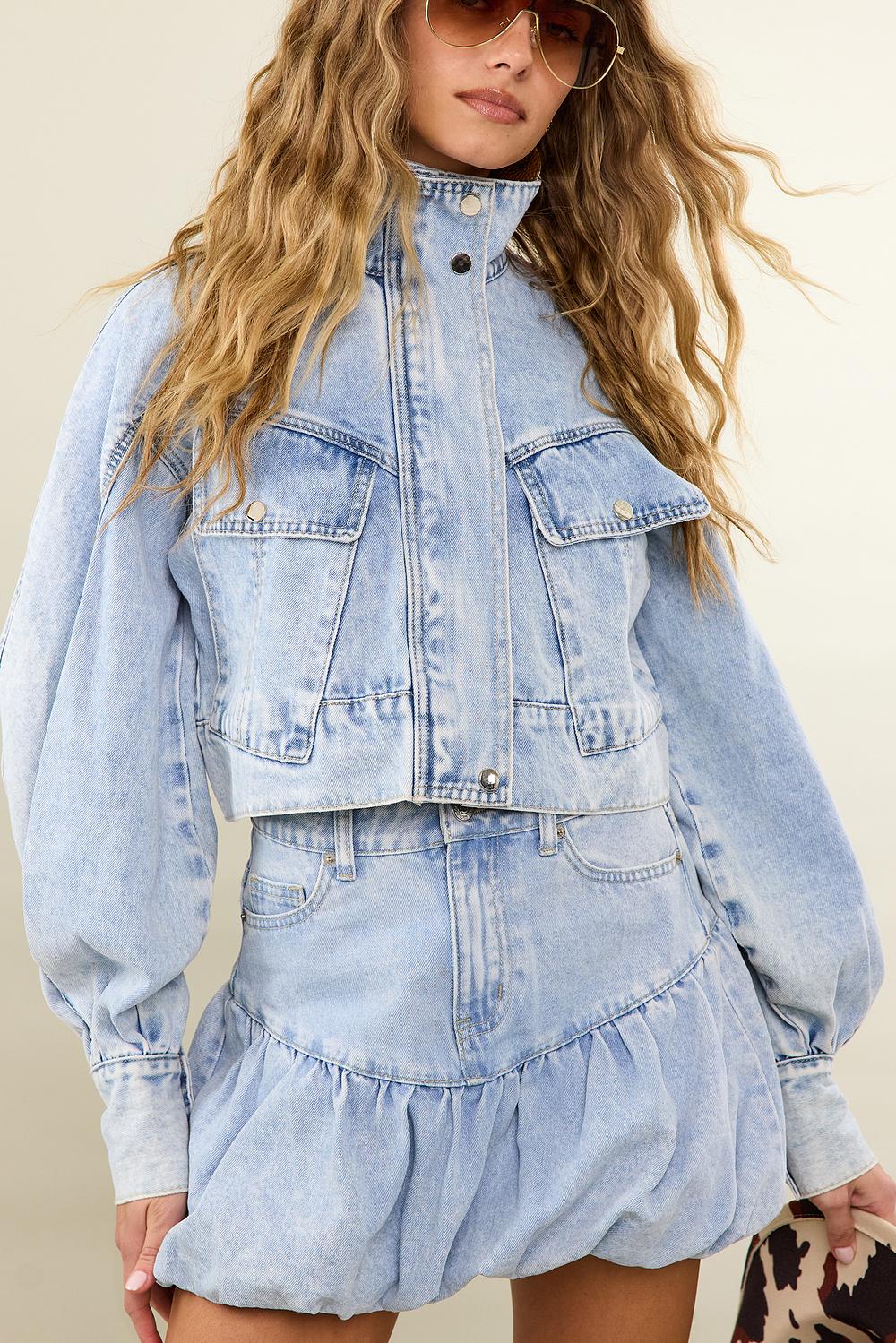 Blue denim jacket