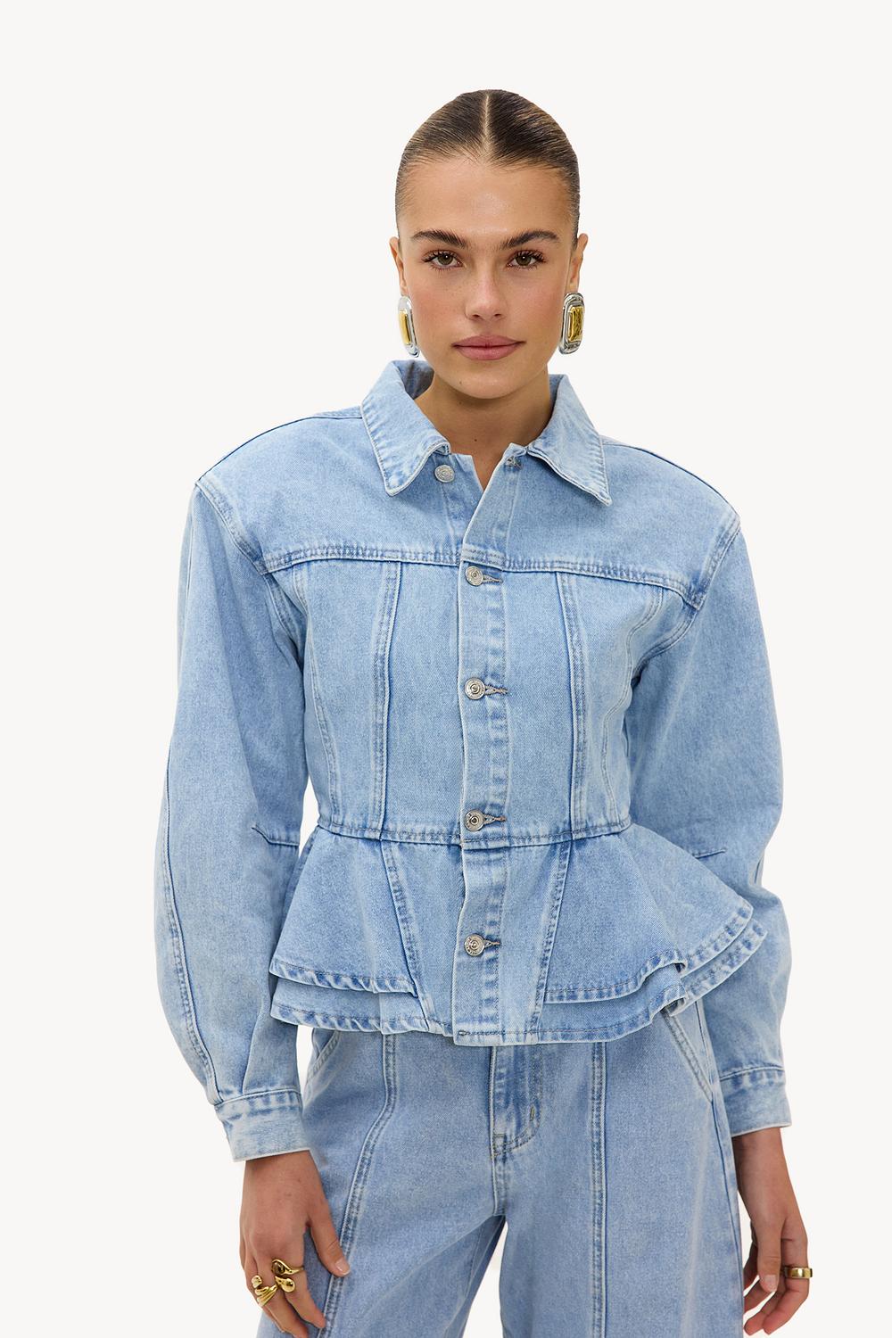 Light blue denim jacket