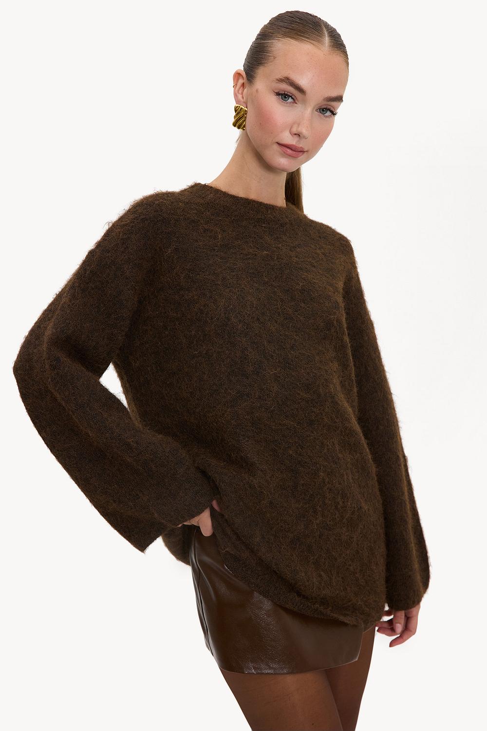 Dark brown sweater