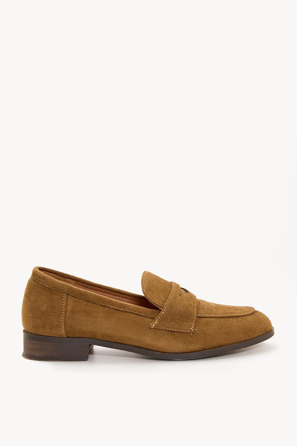 Bruine loafers
