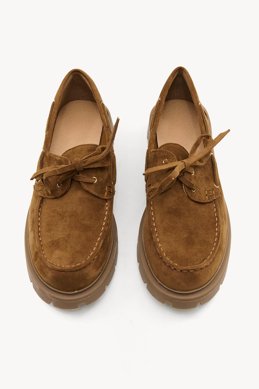 Bruine loafers