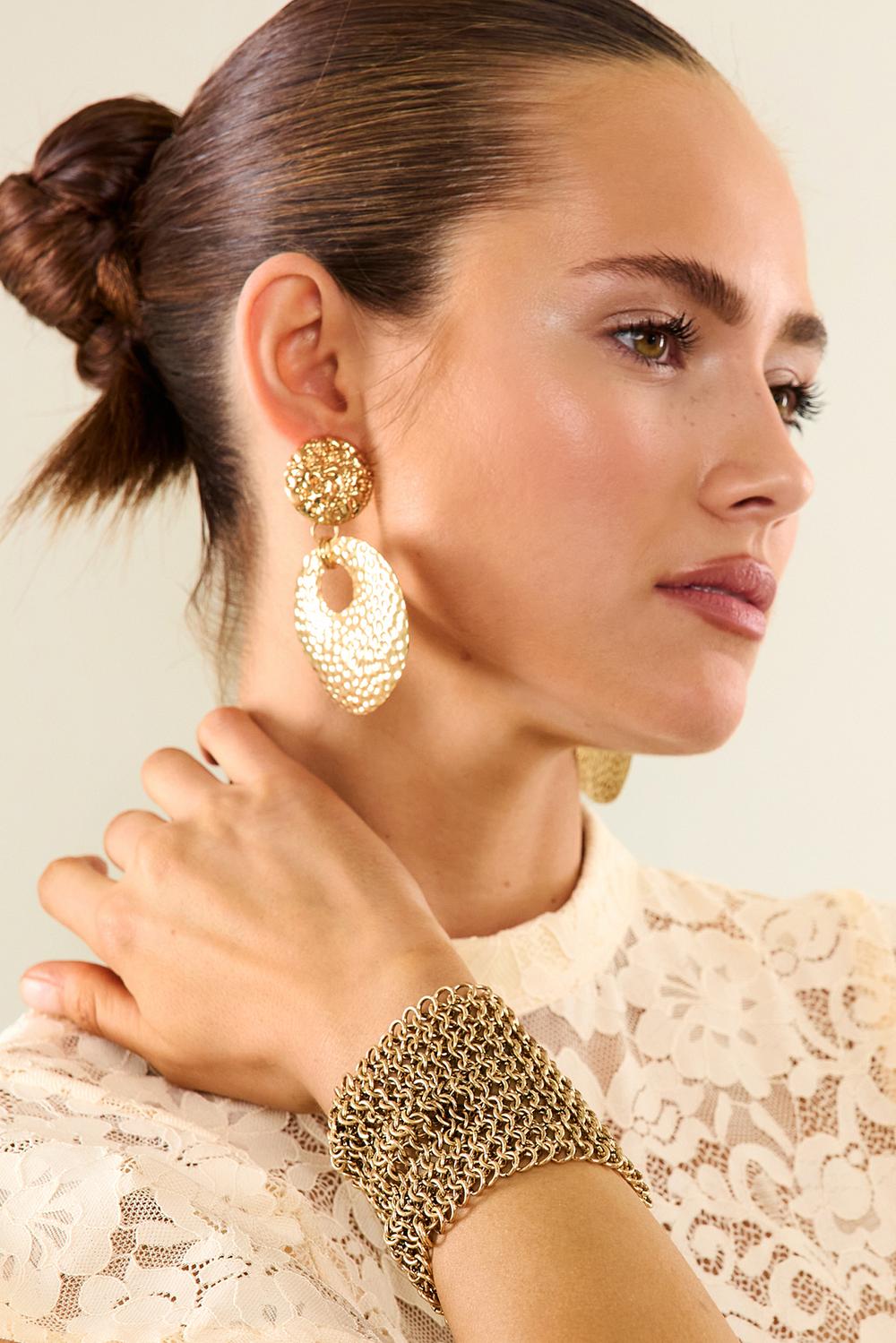 Gouden chain armband