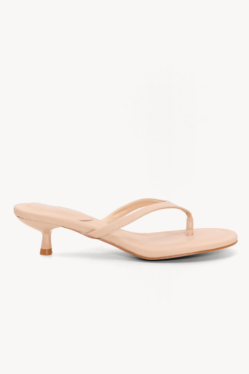 Beige heels