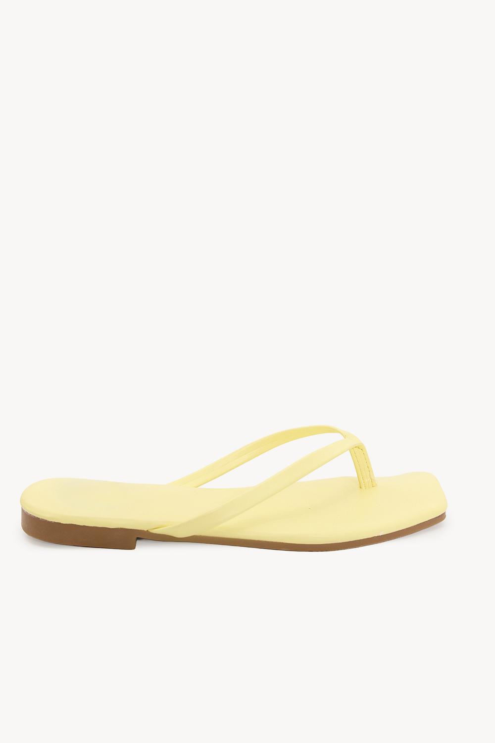 Gele slippers