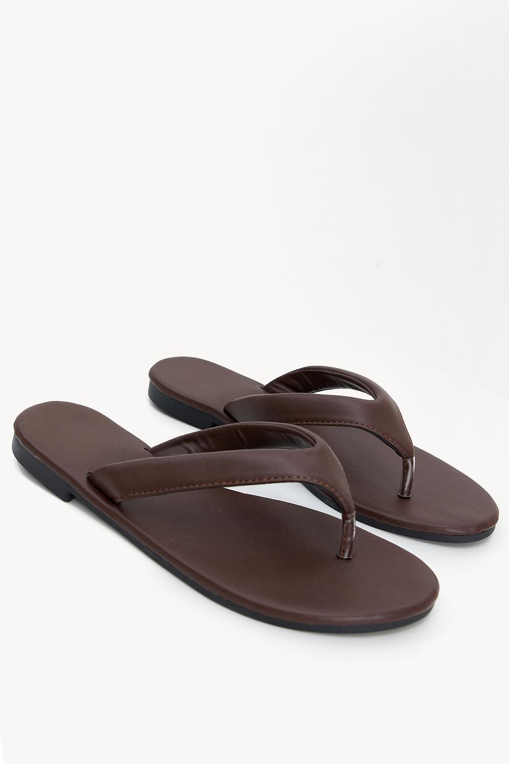 Brown slip-ons