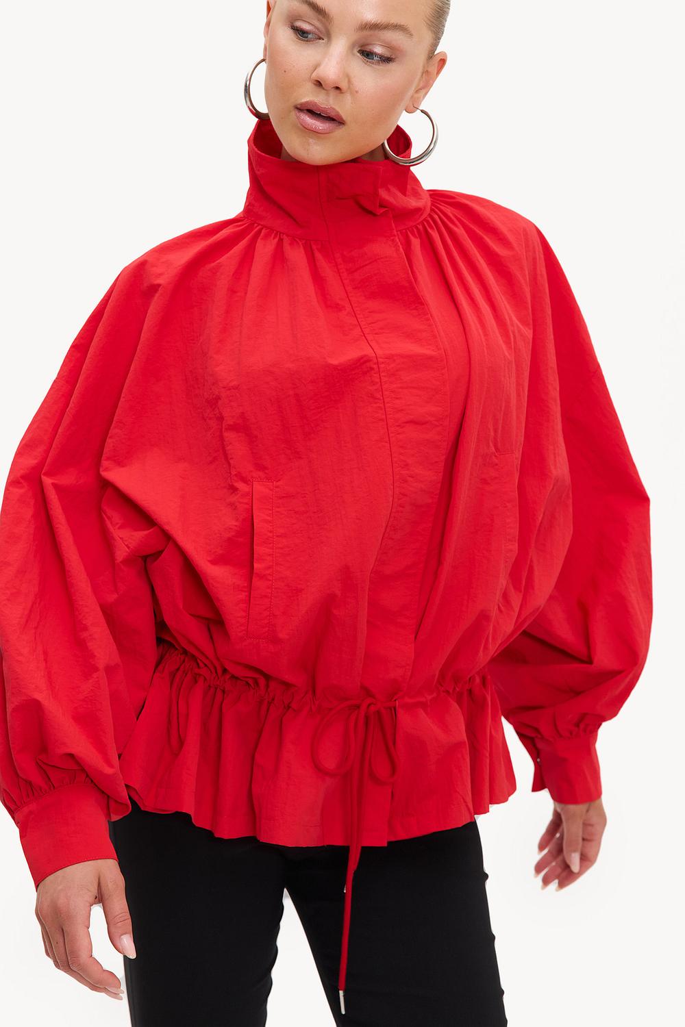 Red jacket