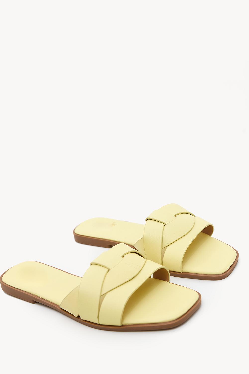 Yellow sandals