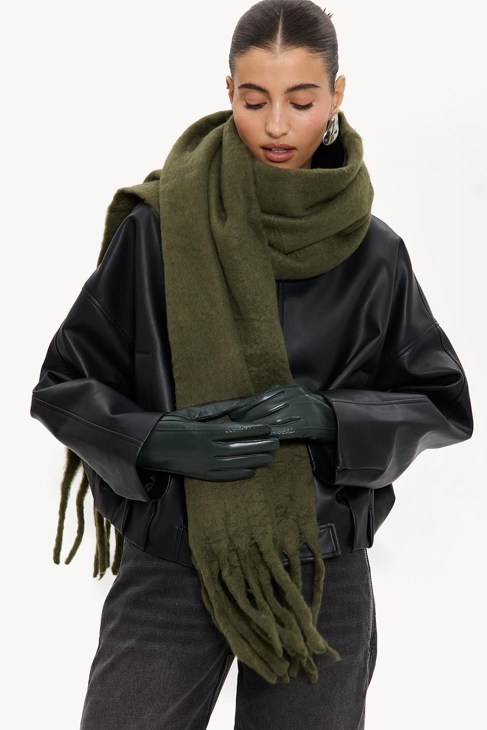 Green scarf